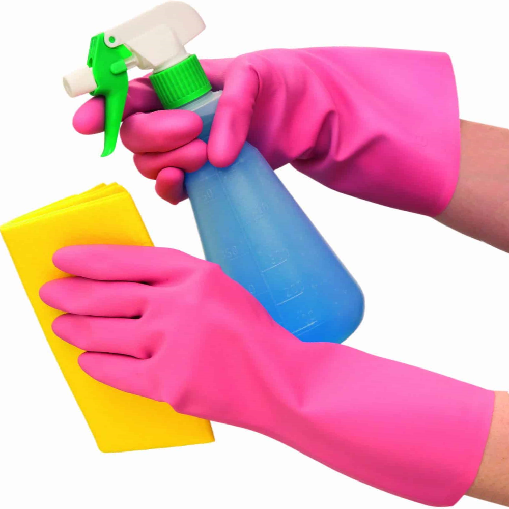 Pro-Val Premium Silver-lined Rubber Gloves (Pack 12 Pairs) (Carton 12 Packs)