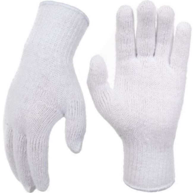 Poly-Cotton Gloves (Pack 12 Gloves) (Carton 20 Packs)