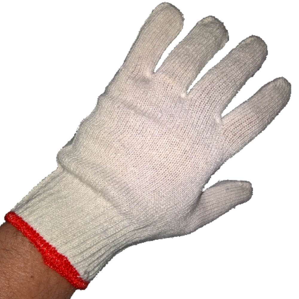 Poly-Cotton Gloves (Pack 12 Gloves) (Carton 25 Packs)