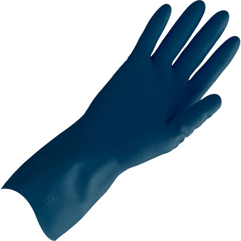 Pro-Val Premium Blue-lined Rubber Gloves (Pack 12 Pairs) (Carton 12 Packs)
