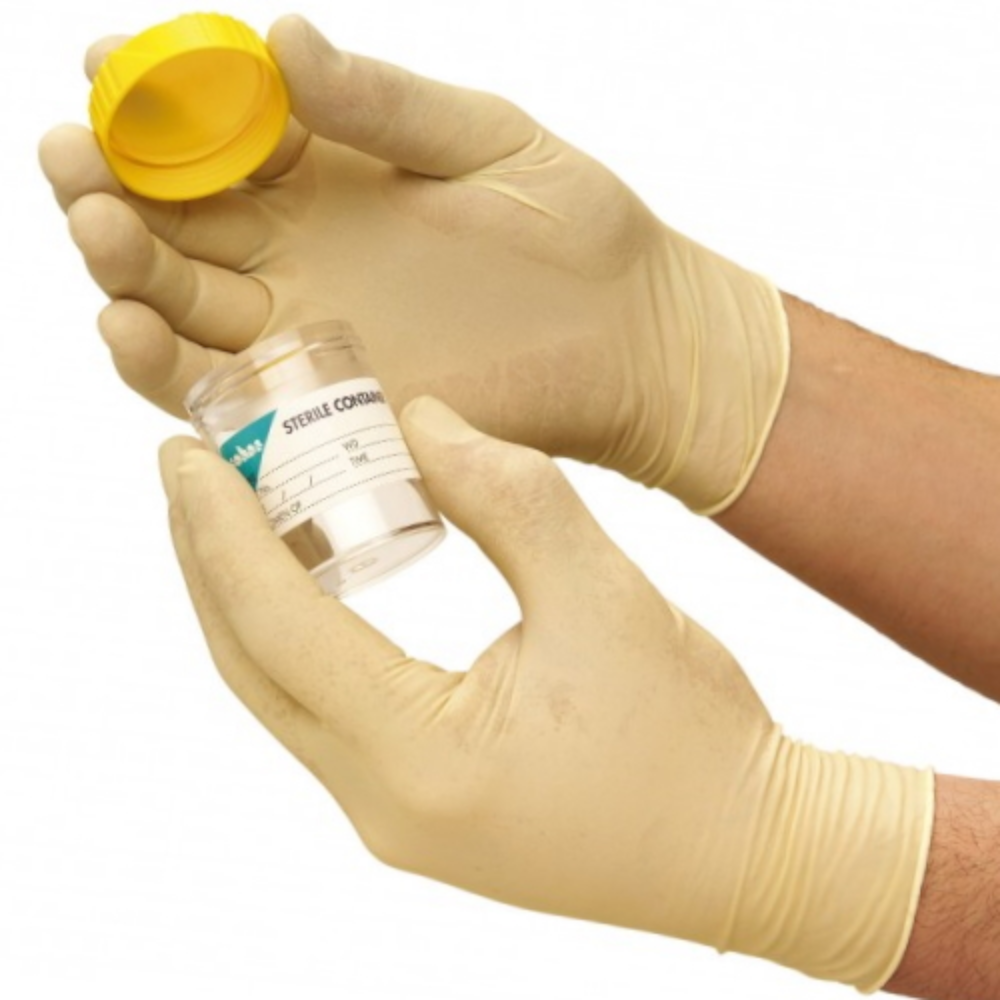 Pro-Val Securitex PF Latex Examination Glove Sizes XS - XL (Pack 100 Gloves) (Carton 10 Packs)