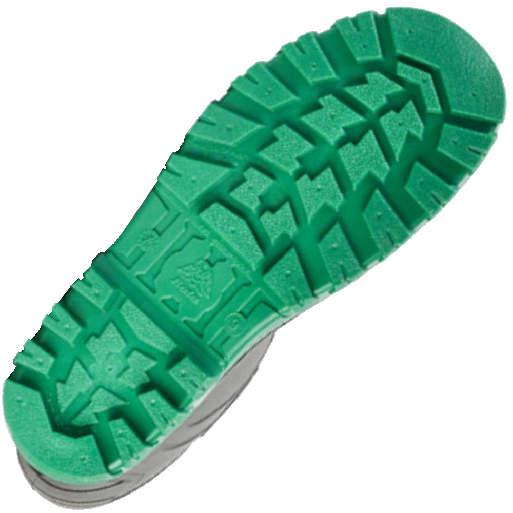 Bata Black/Green 400mm JobMaster Non-safety Gumboots Sizes 4 - 15