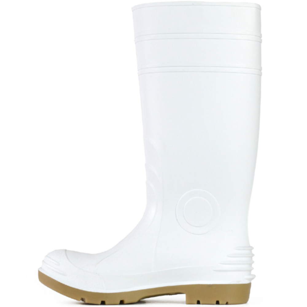 Bata White/Gum 400mm JobMaster 2 Gumboots Sizes 4 - 14