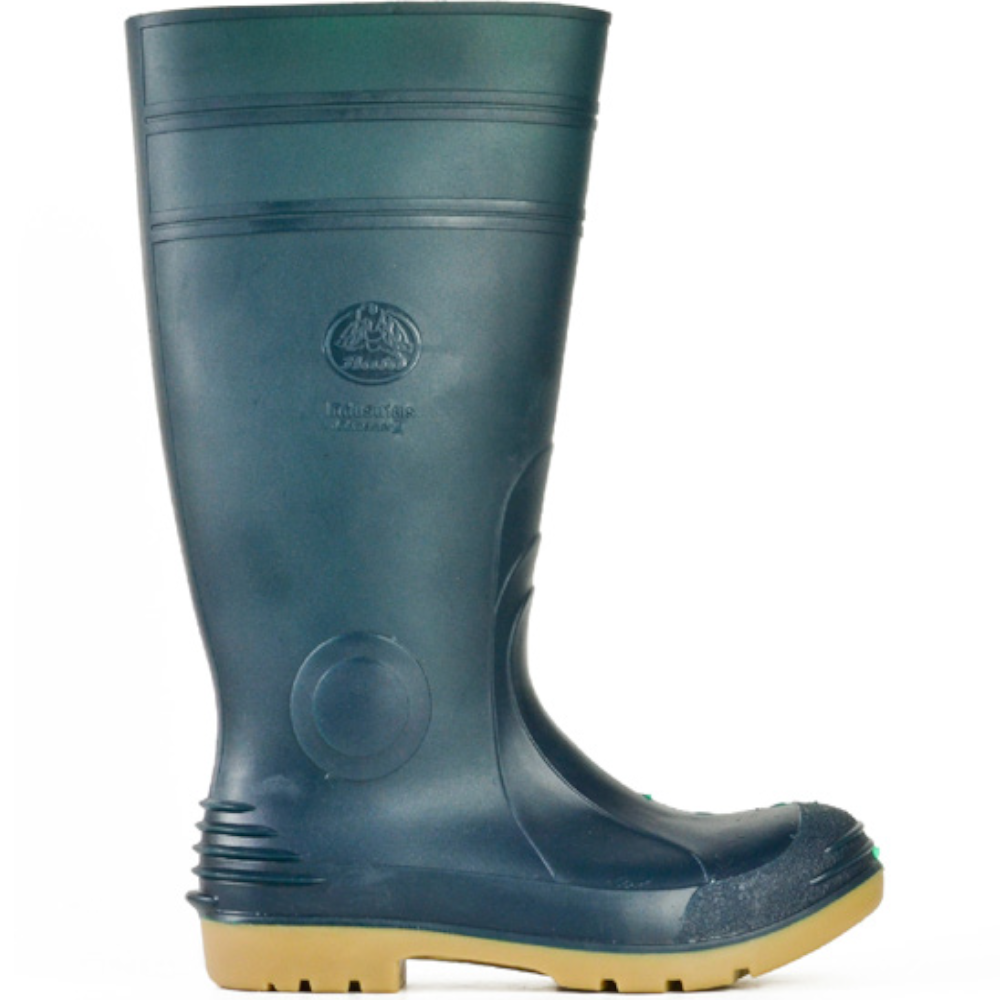 Bata Green/Gum 400mm JobMaster II Non-safety Gumboots Sizes 4 - 14