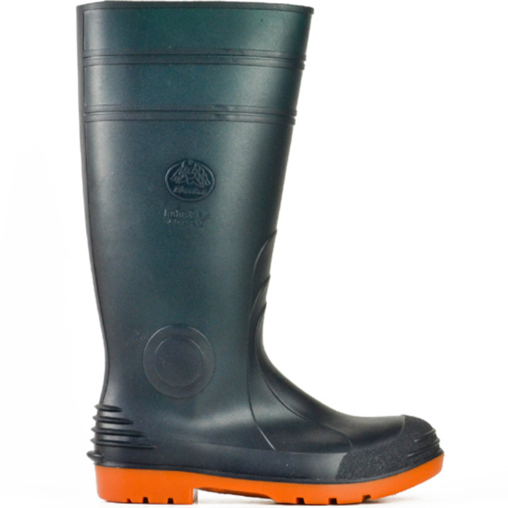 Bata Dark Green/Orange 400mm JobMaster II Steel Toe Gumboots Sizes 5 - 14