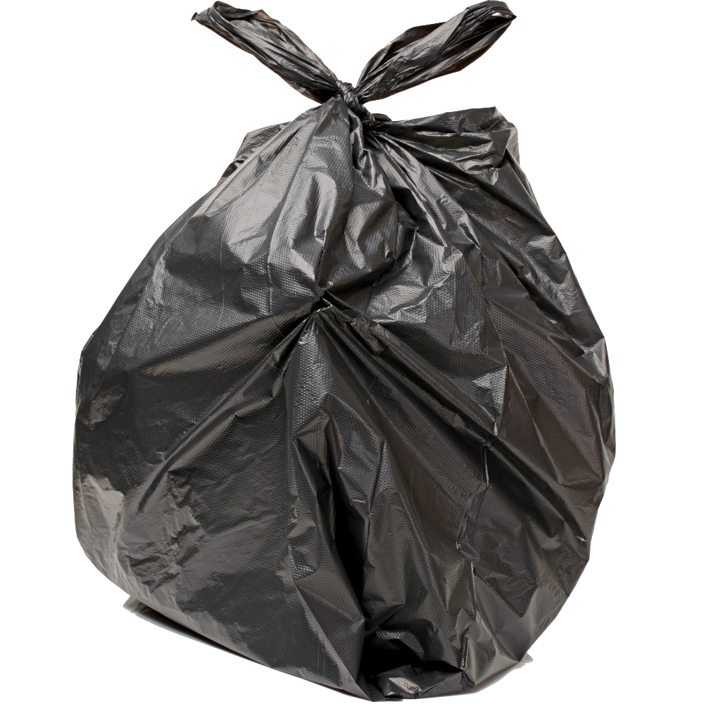 27L Office/Kitchen Tidy Bin Liners on Roll (Roll 50 Bags) (Carton 20 Rolls) - Black or White