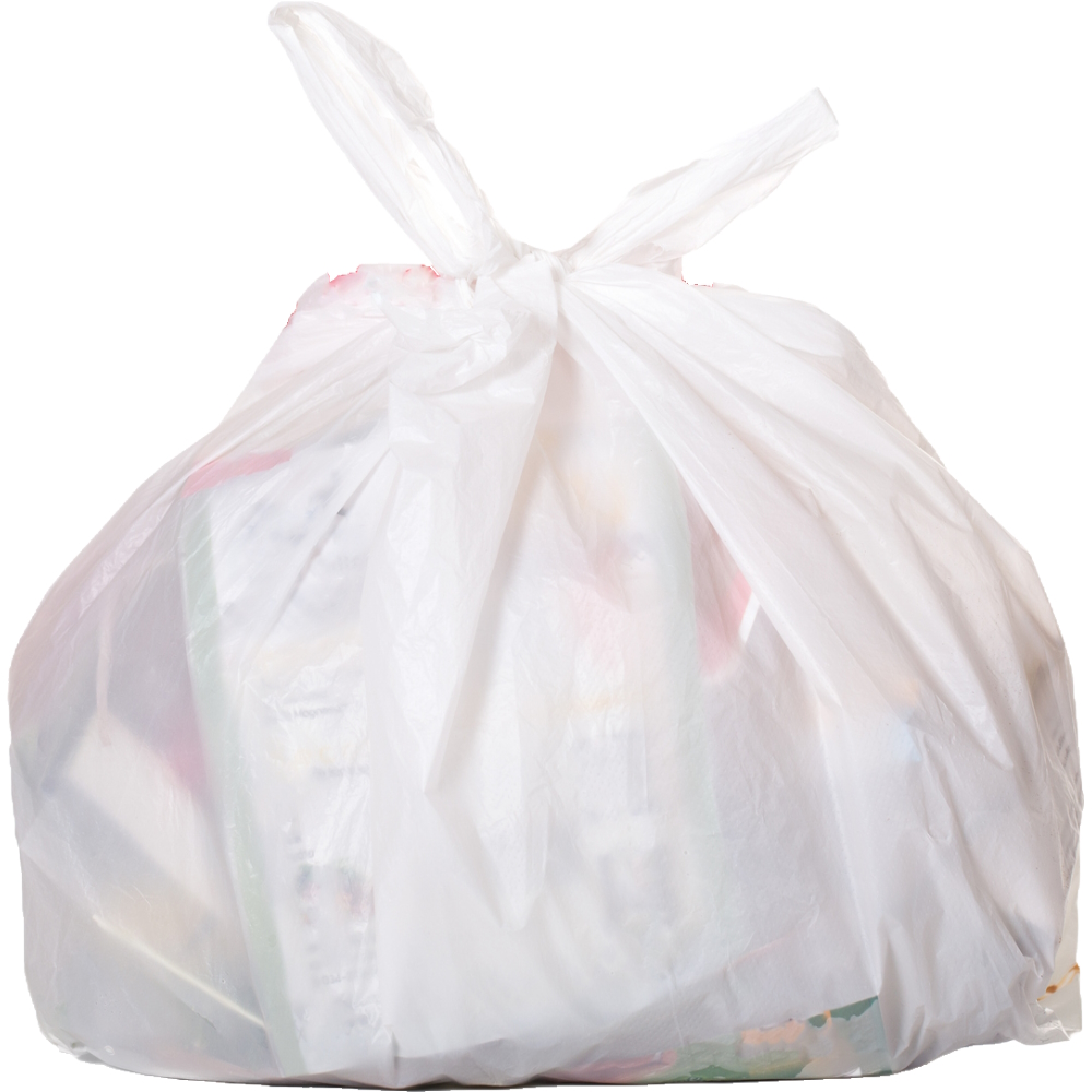 27L Office/Kitchen Tidy Bin Liners on Roll (Roll 50 Bags) (Carton 20 Rolls) - Black or White
