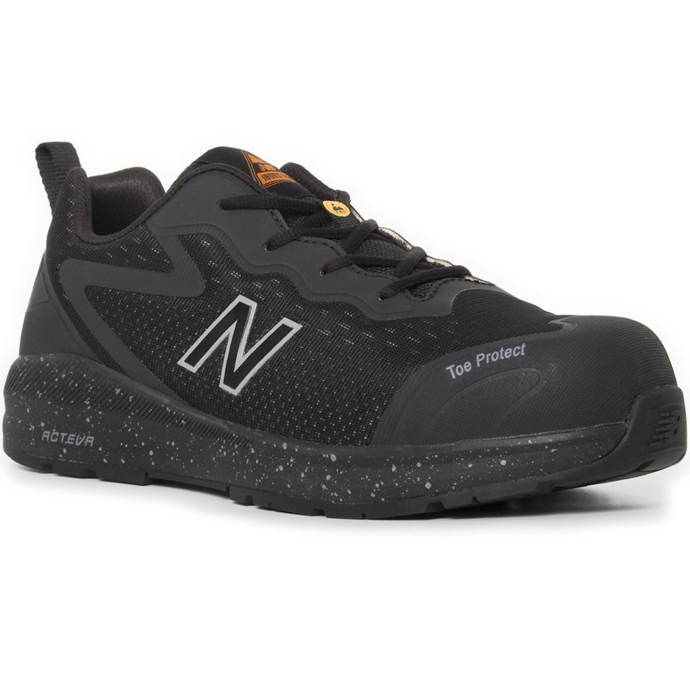 New Balance Industrial Mens Logic Safety Jogger Shoe Black/Orange