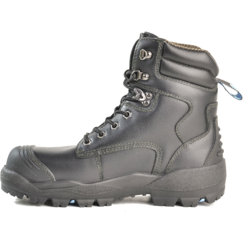 Bata Black Leather Helix Ultra Longreach Steel Toe Work Boots Sizes 3 - 14 + 7½ - 10½