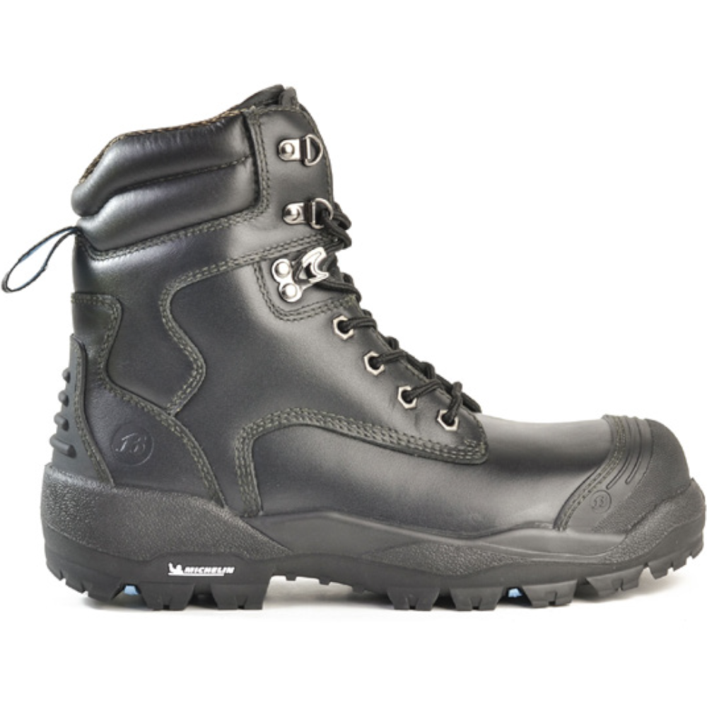 Bata Black Leather Helix Ultra Longreach Steel Toe Work Boots Sizes 3 - 14 + 7½ - 10½