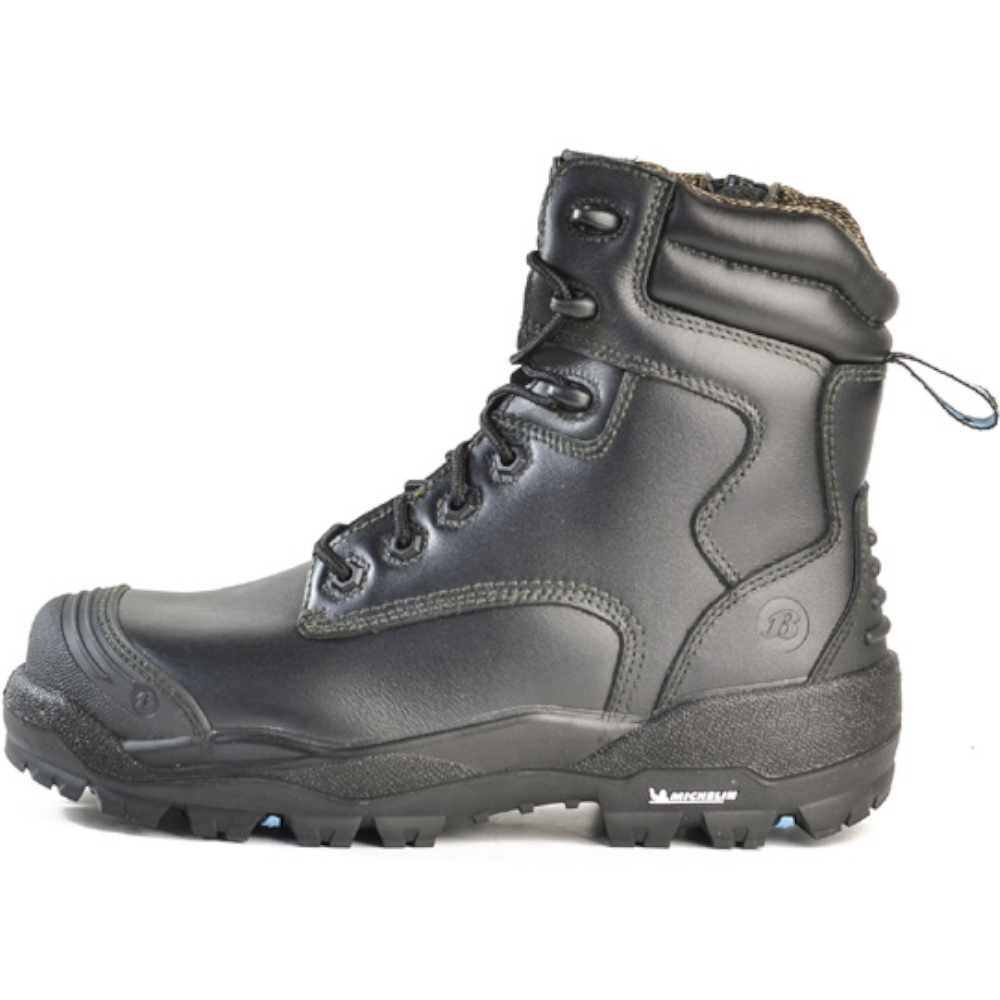 Bata Black Leather Helix Ultra Longreach Zipped Insulated Composite Toe Work Boots Sizes 3 - 14 + 7½ - 10½