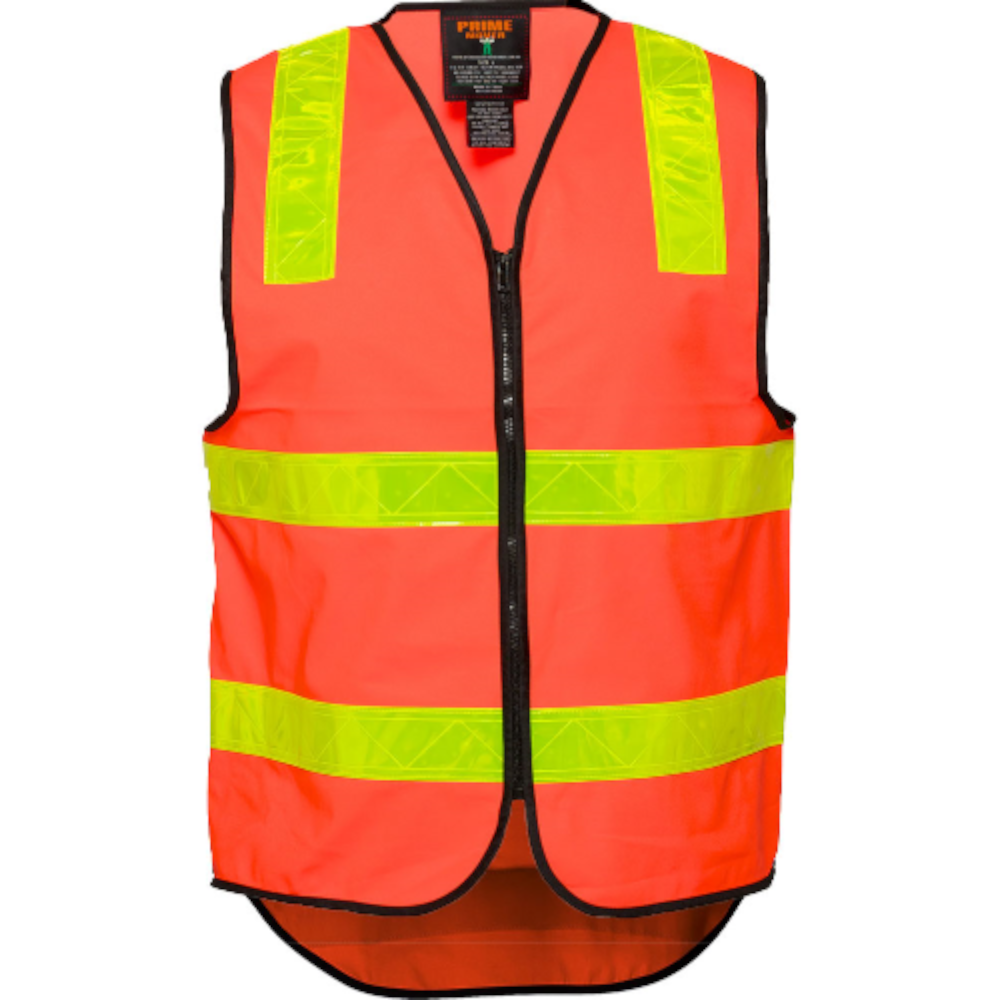 VicRoads Hi Vis Red / Yellow Day / Night Use Vest Sizes SML - 5XL