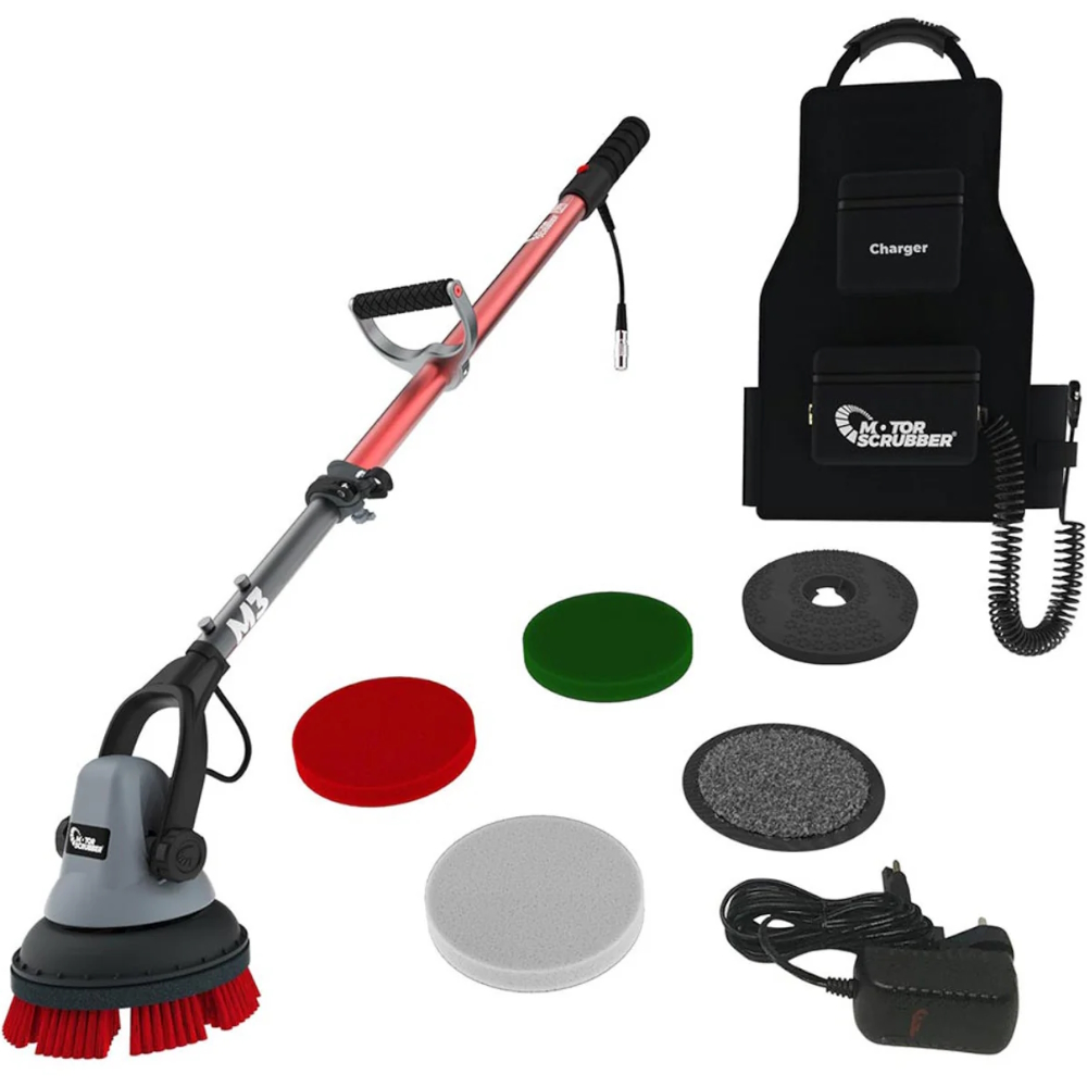 MotorScrubber M3 (Medium) Floor/Wall Cleaner Starter Kit