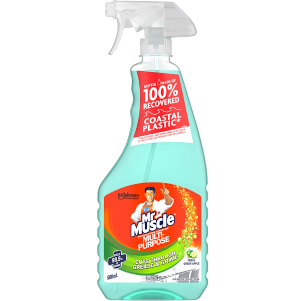 500ml Mr Muscle Multi Purpose Disinfectant/Cleaner Trigger (Carton 4 Bottles)