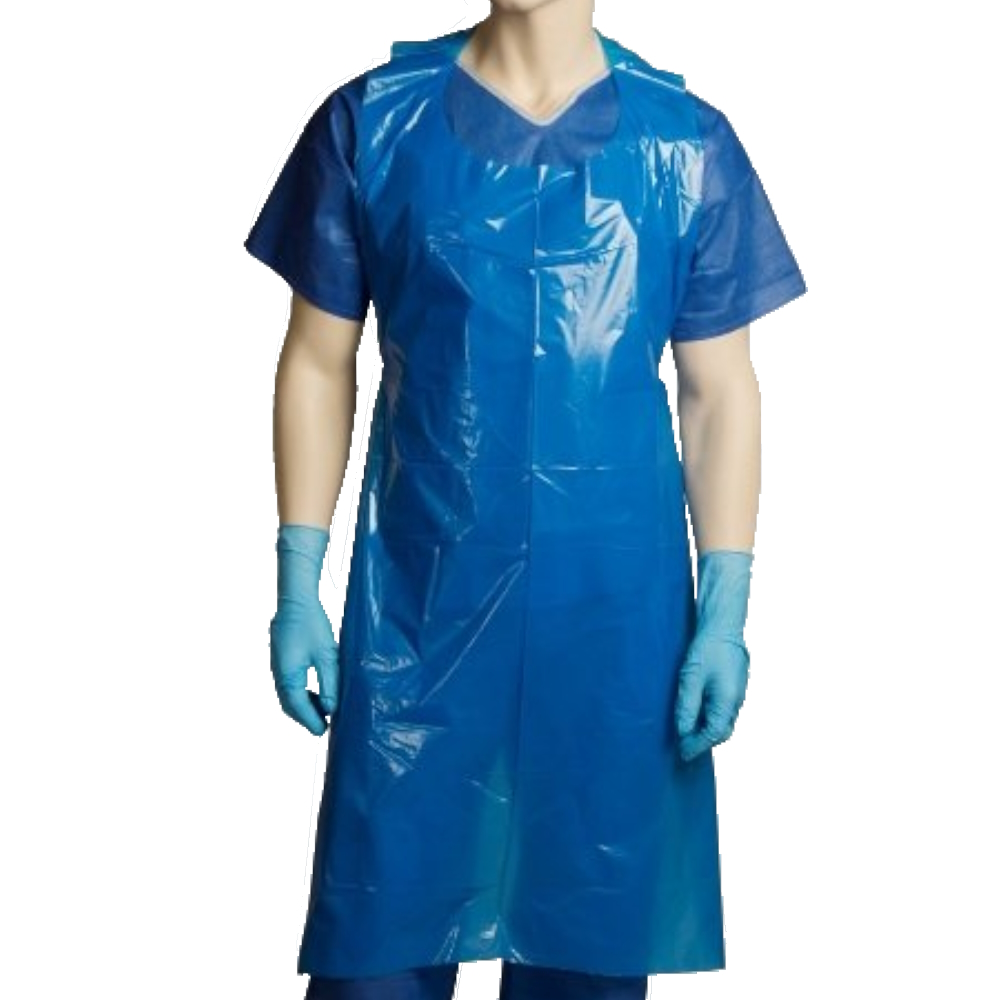 Bastion LDPE Disposable Aprons in a Dispensing Pack 80cm x 125cm Long (Pack 100 Aprons) (Carton 5 Packs)
