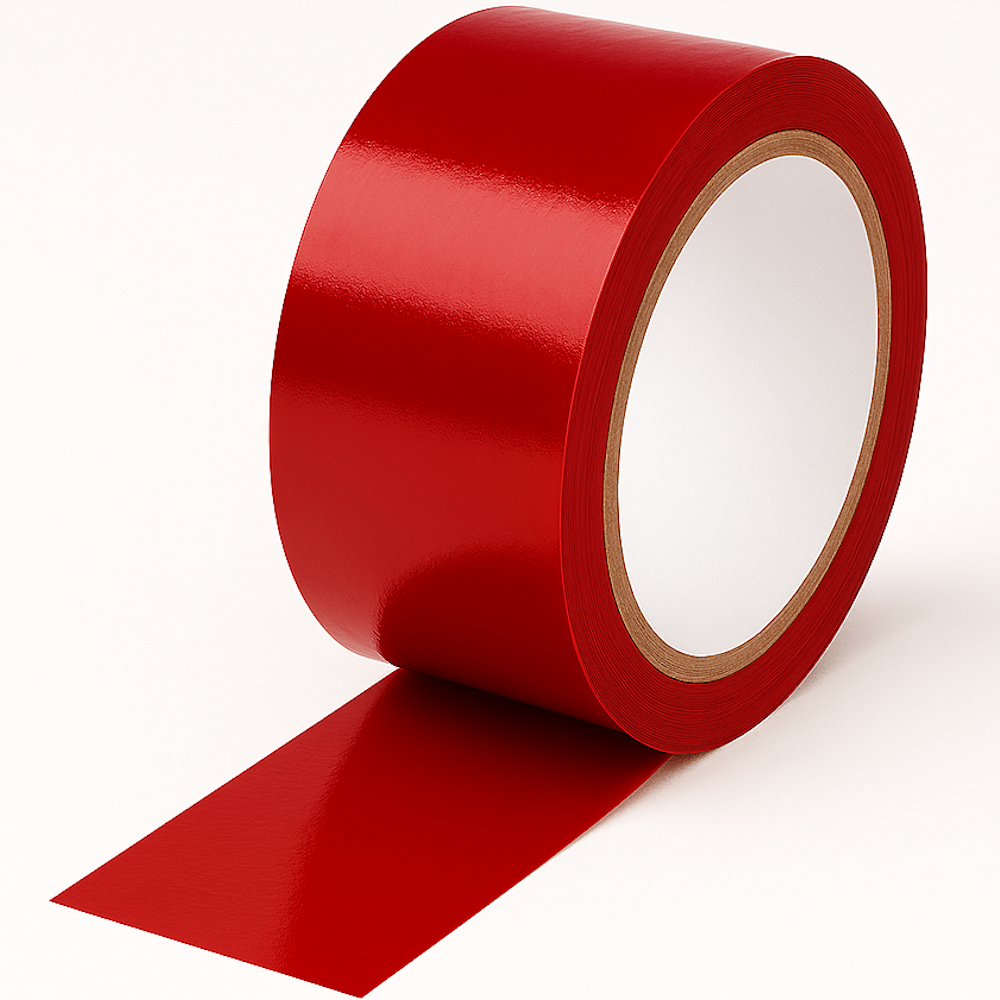 Coloured PP Packing Tape with Acrylic Adhesive 48mm x 66m (Carton 36 Rolls)