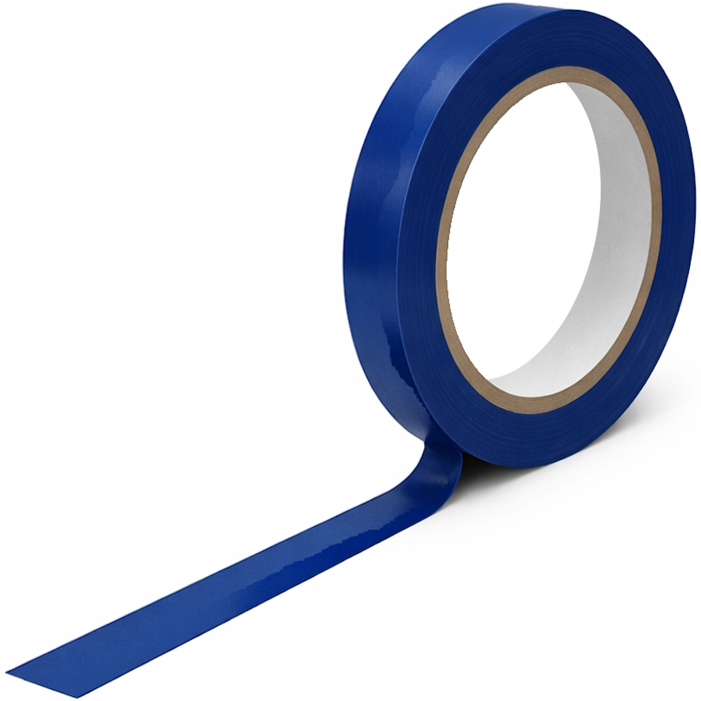 Coloured PVC Packing Tape with Rubber Adhesive