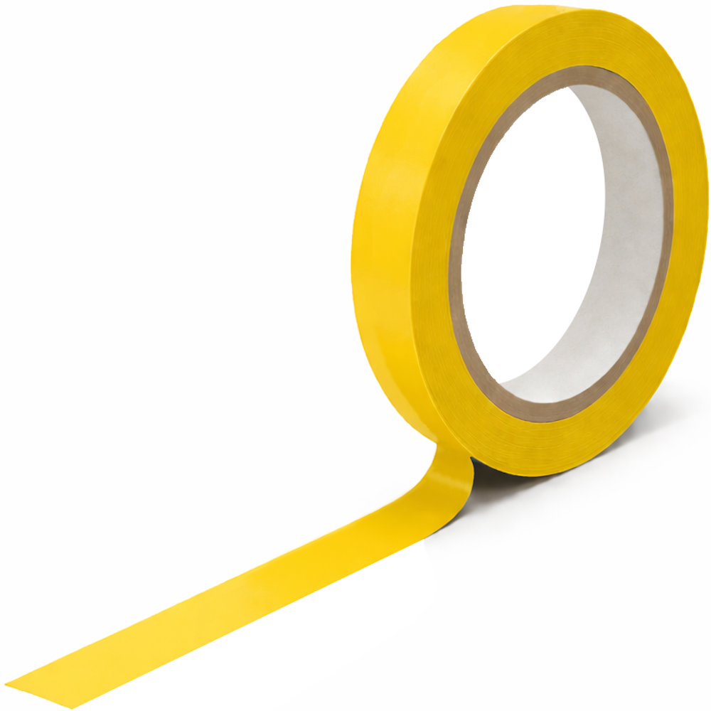 Coloured PVC Packing Tape with Rubber Adhesive