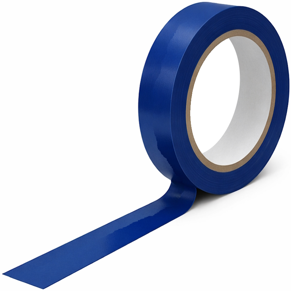 Coloured PVC Packing Tape with Rubber Adhesive