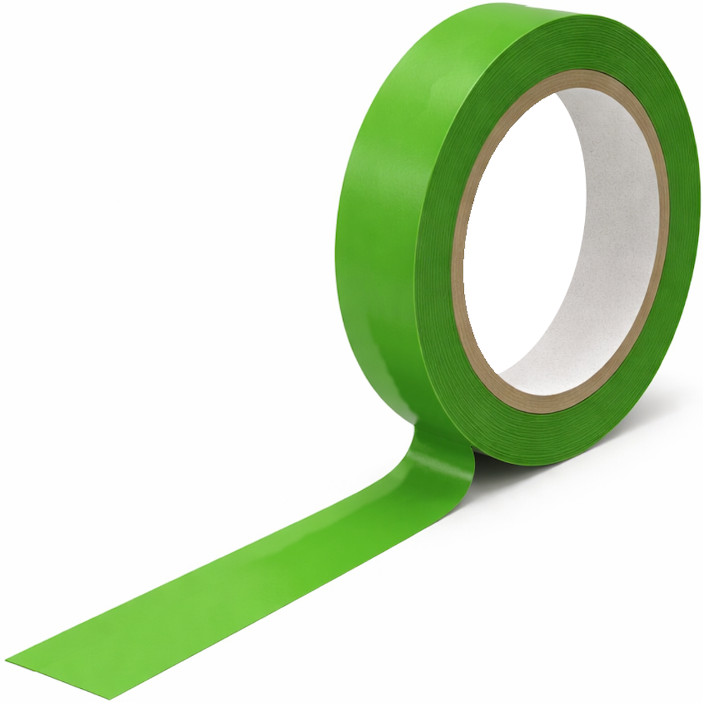 Coloured PVC Packing Tape with Rubber Adhesive