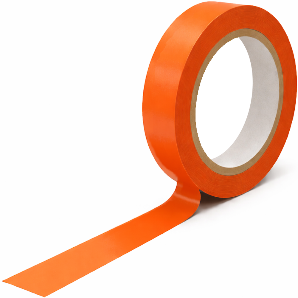 Coloured PVC Packing Tape with Rubber Adhesive