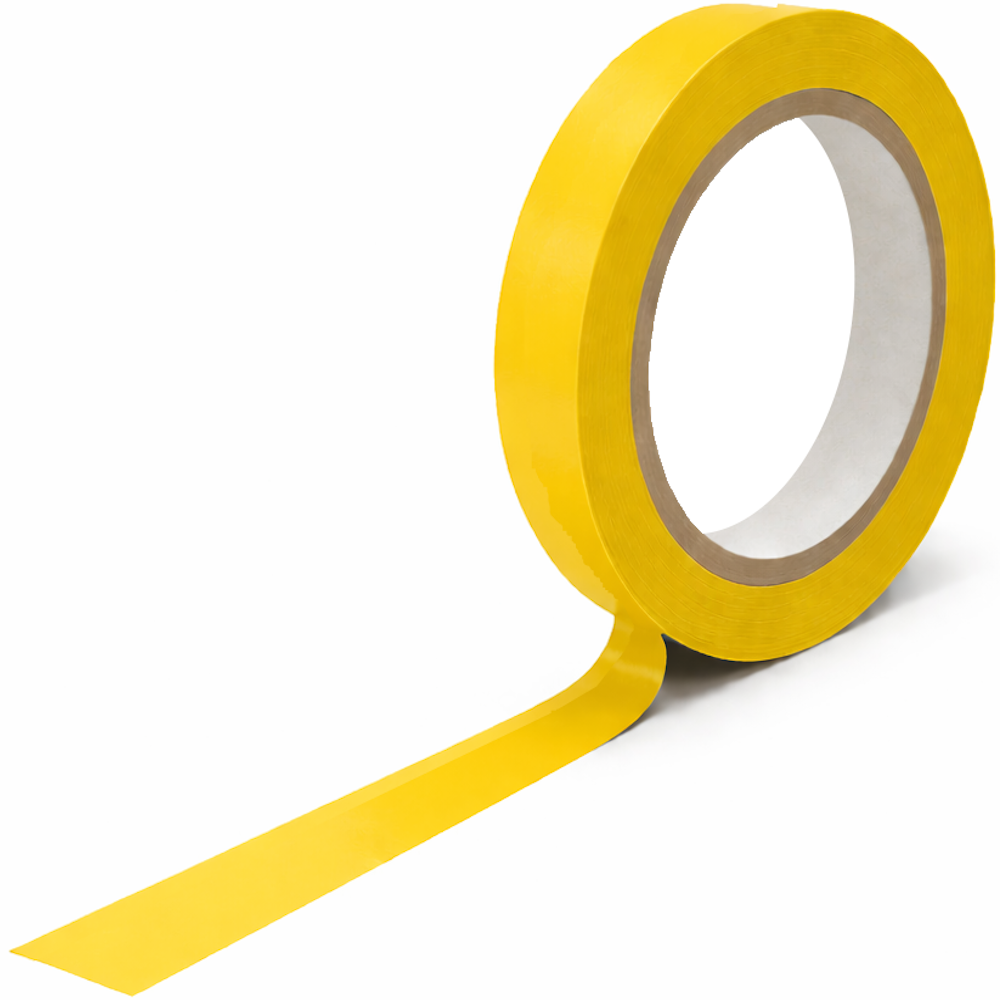 Coloured PVC Packing Tape with Rubber Adhesive