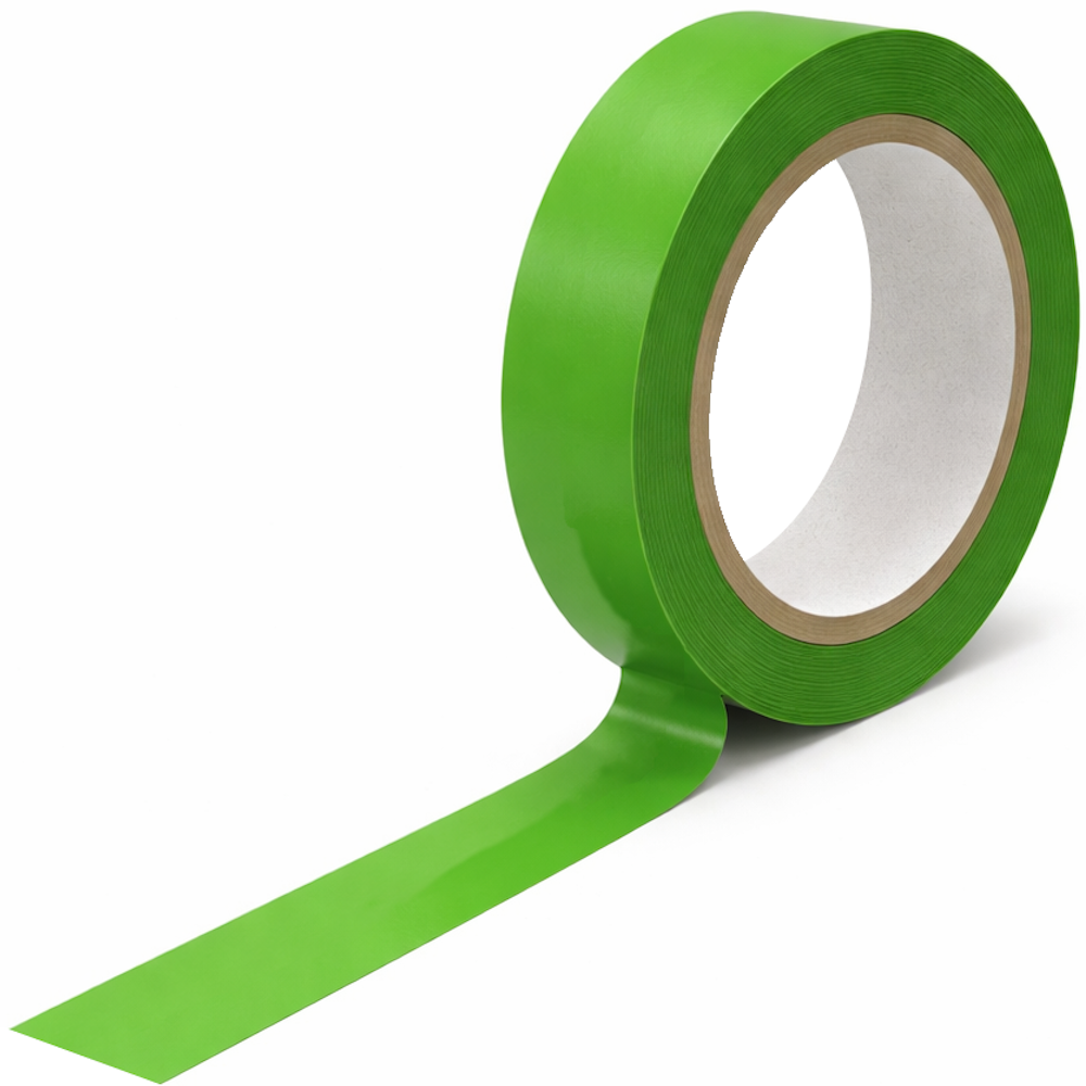 Coloured PVC Packing Tape with Rubber Adhesive