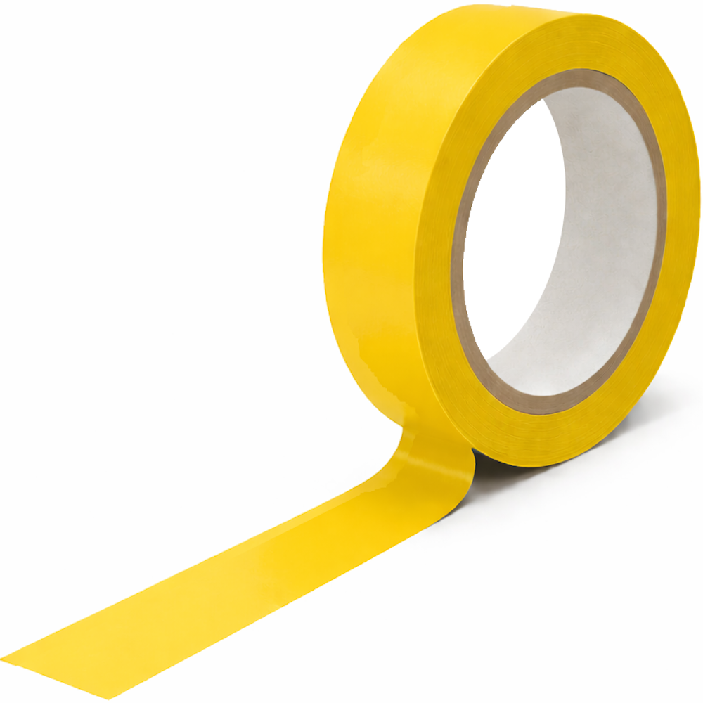 Coloured PVC Packing Tape with Rubber Adhesive
