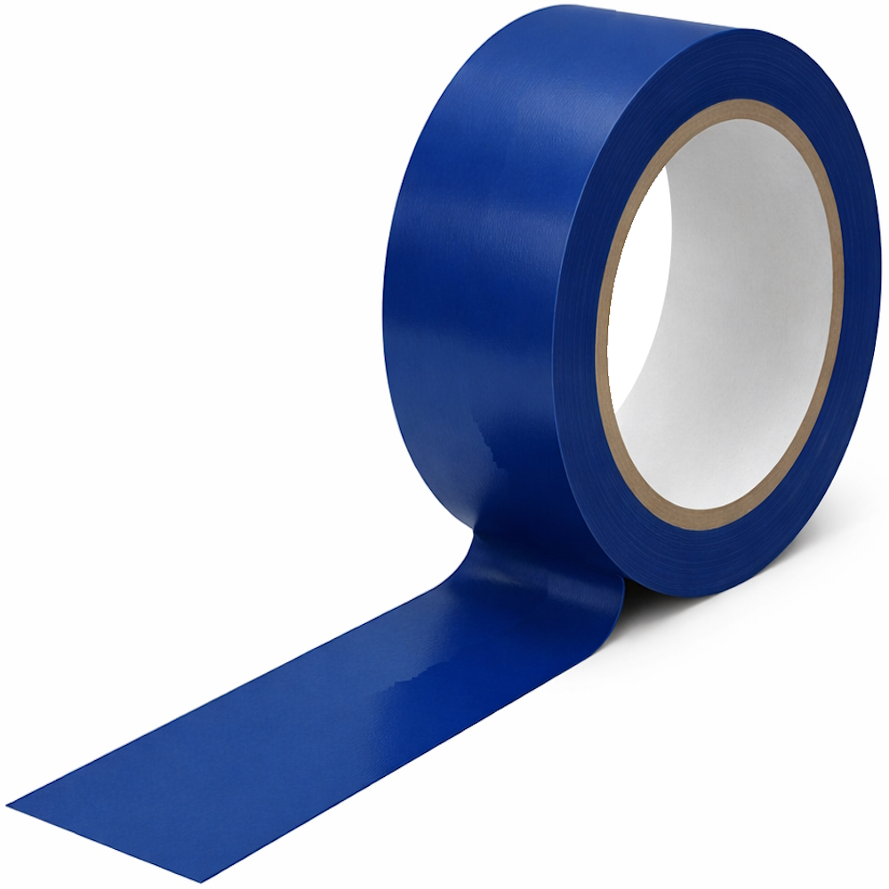 Coloured PVC Packing Tape with Rubber Adhesive