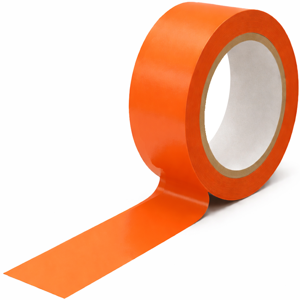 Coloured PVC Packing Tape with Rubber Adhesive
