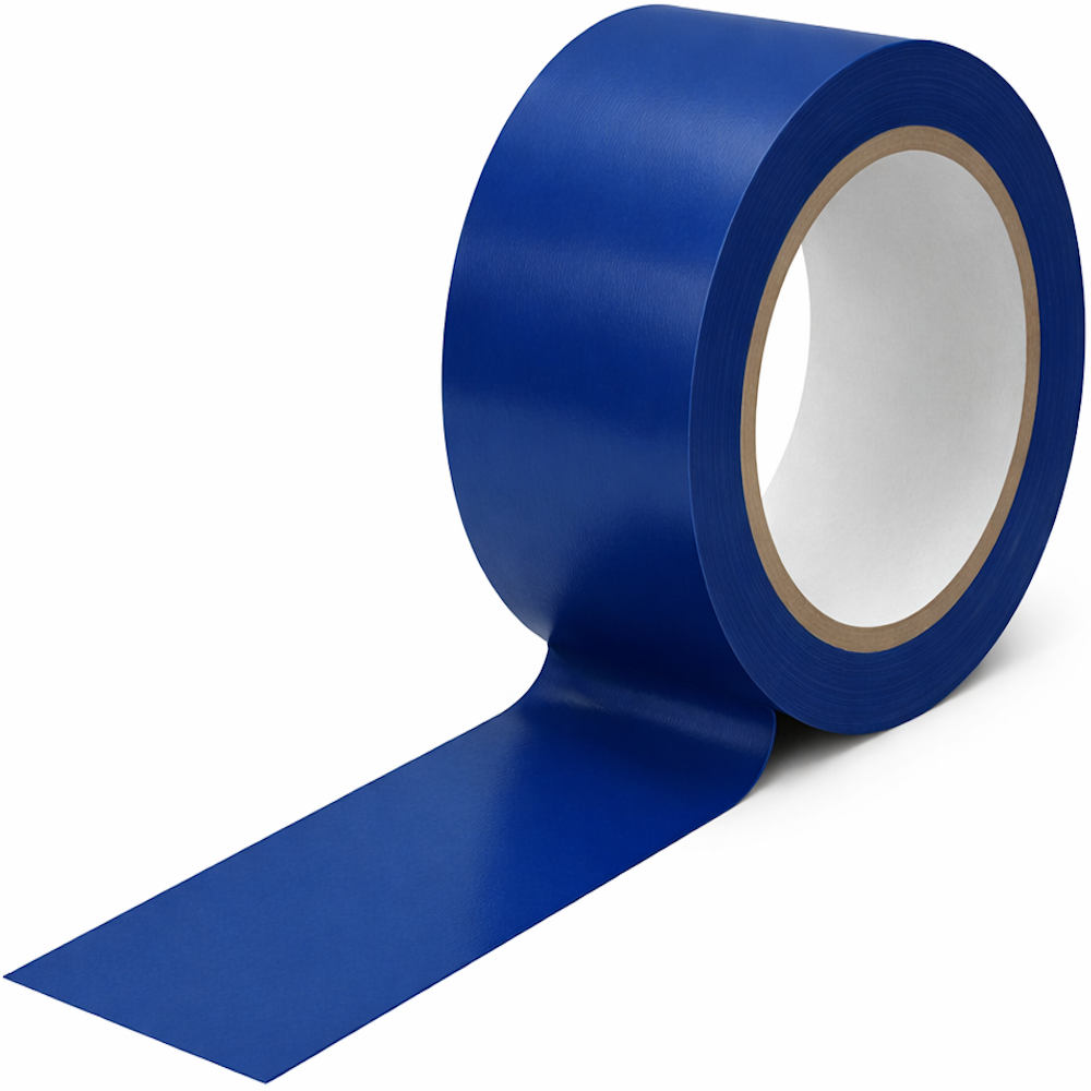 Coloured PVC Packing Tape with Rubber Adhesive