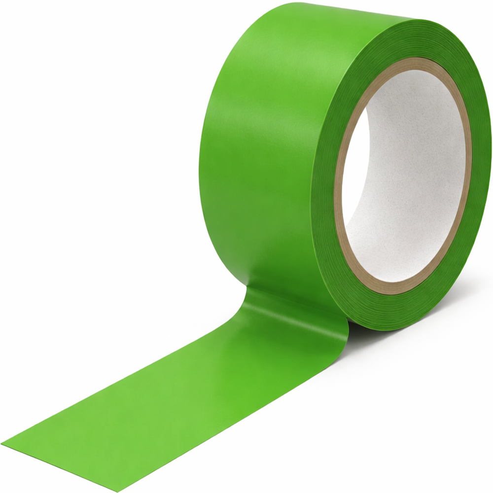 Coloured PVC Packing Tape with Rubber Adhesive