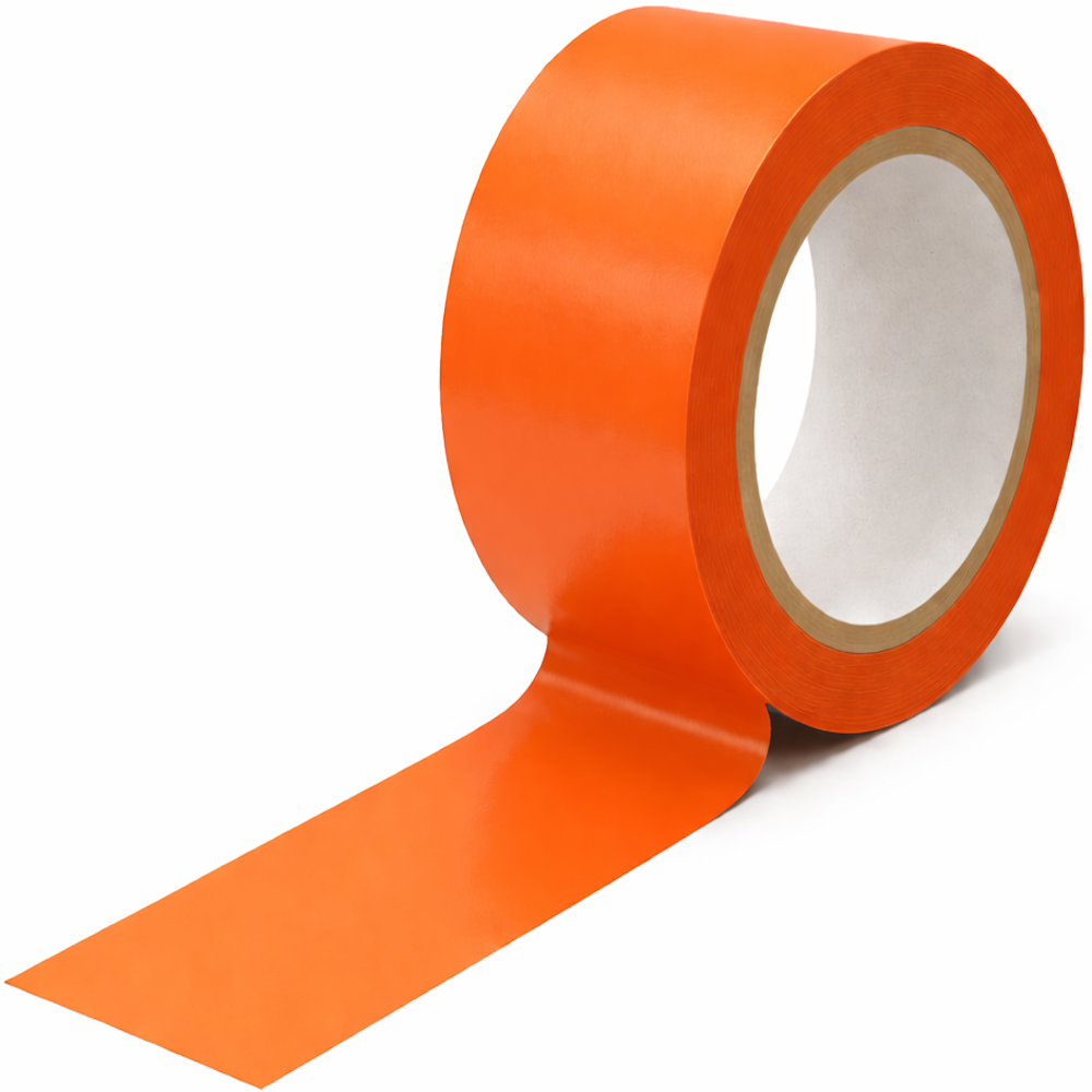Coloured PVC Packing Tape with Rubber Adhesive