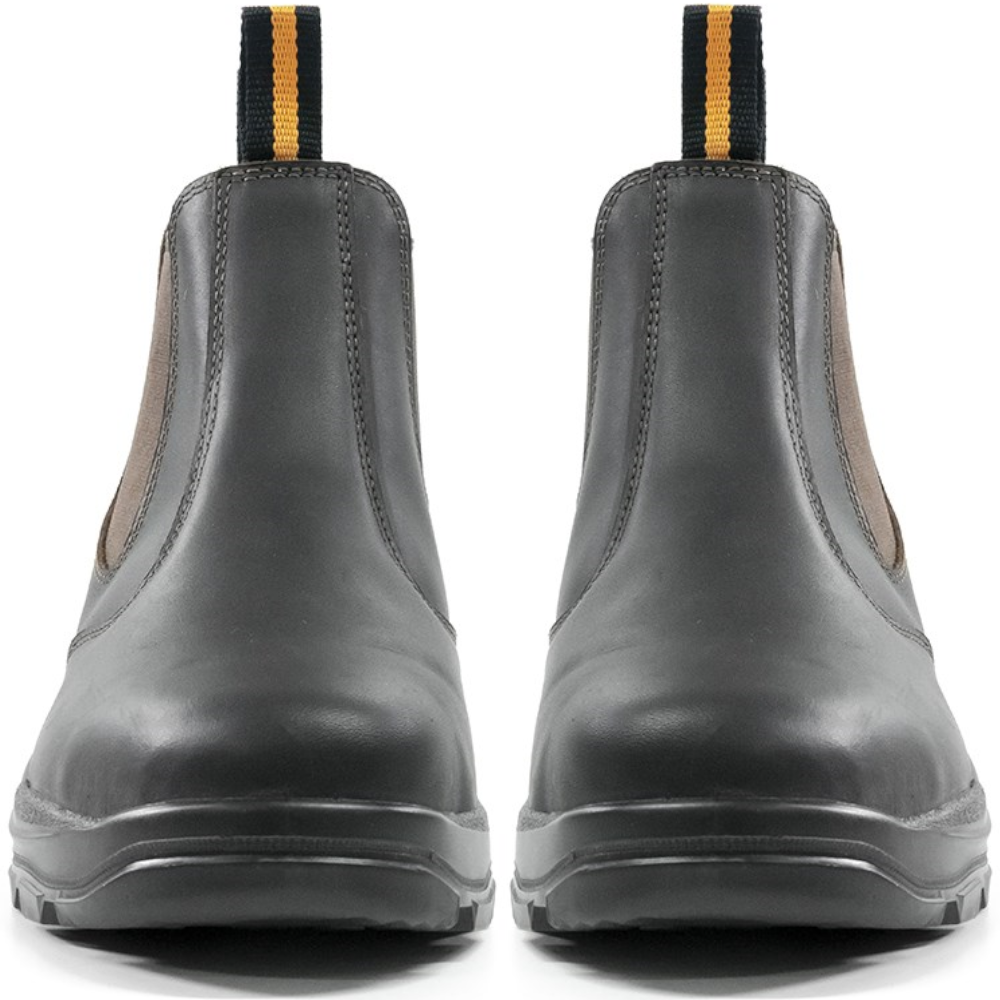 *CLEARANCE* Bison Ridge Slip-on E/S Steel Toe Safety Workboot Chestnut Sizes 4 - 14