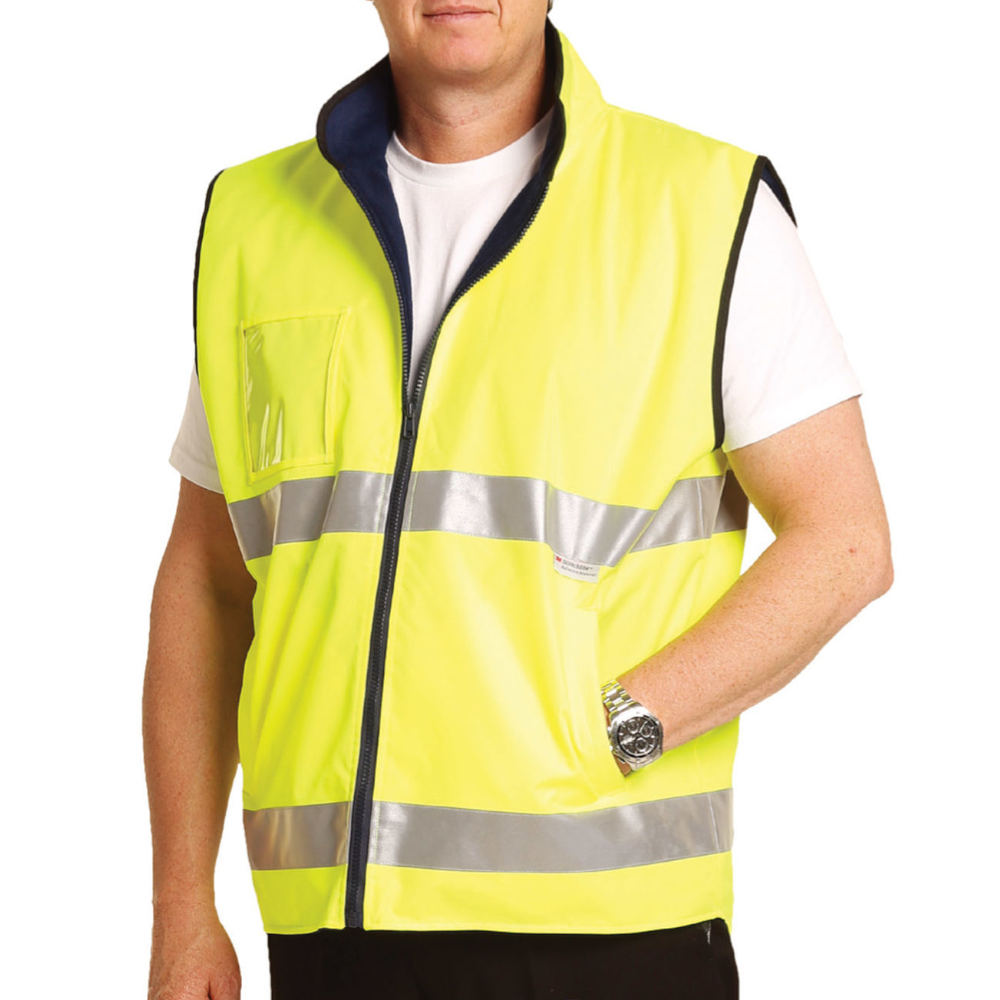 Winning Spirit SW49 Hi Vis Yellow Reversible Safety Vest