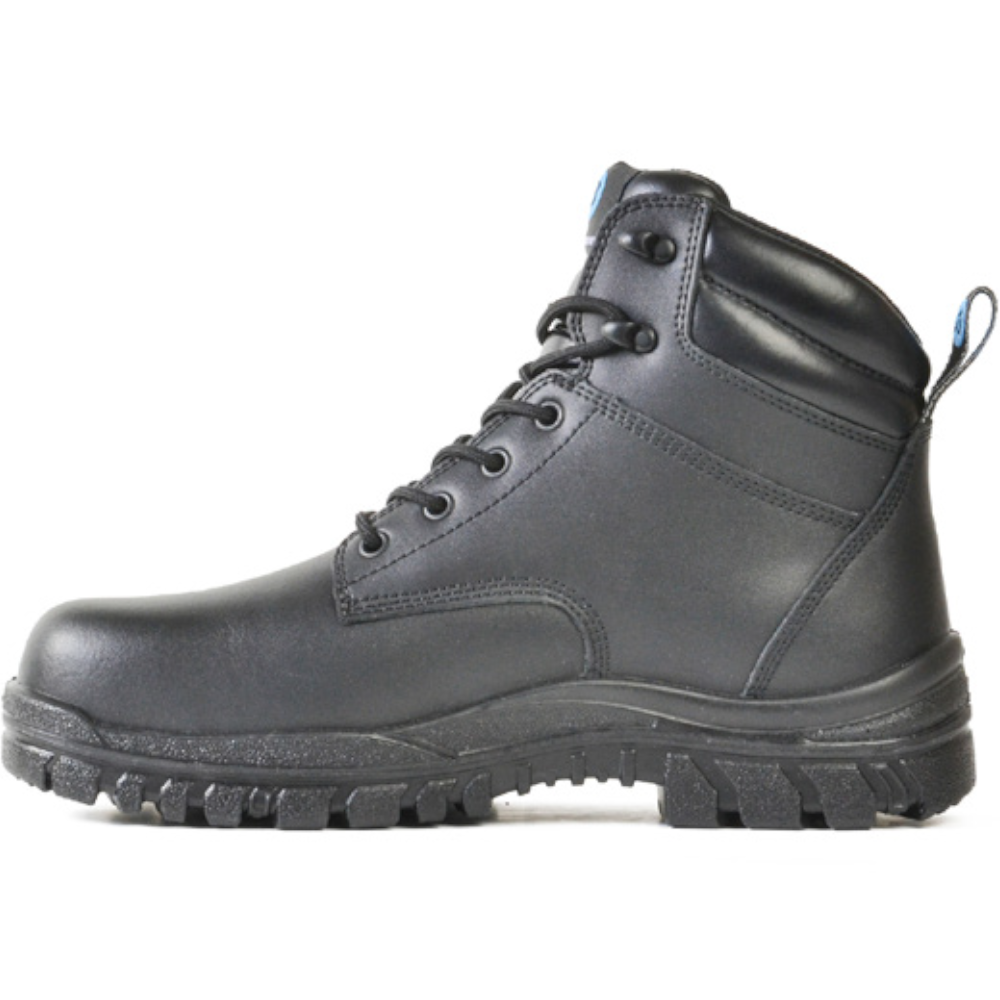 Bata Black Saturn Steel Toe Work Boots Sizes 2 - 13 + 6½ - 10½