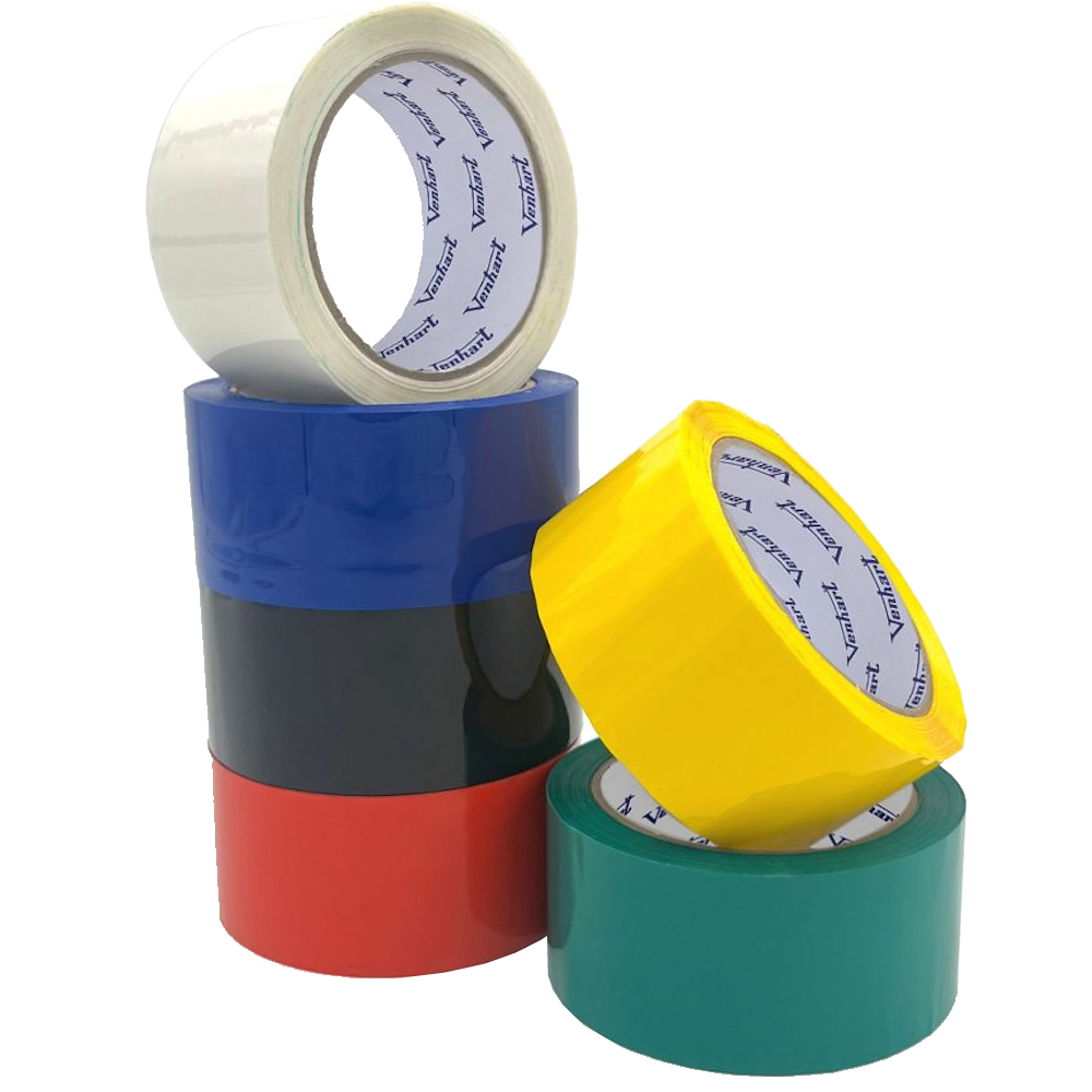 Coloured PP Packing Tape with Acrylic Adhesive 48mm x 66m (Carton 36 Rolls)