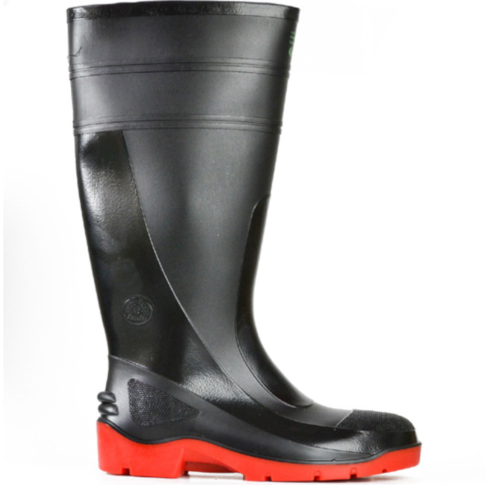 Bata Black/Red 400mm Utility Safety Gumboots Sizes 5 - 13