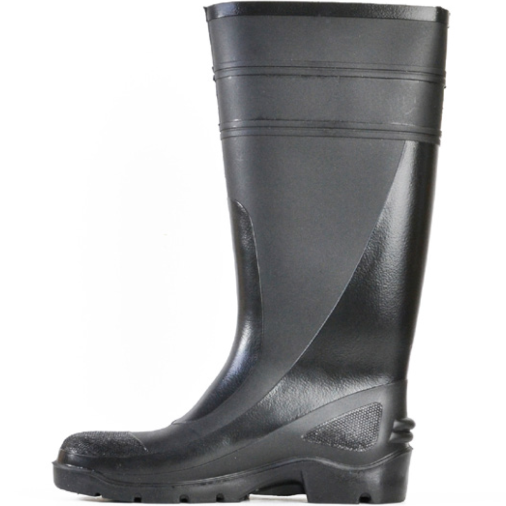 Bata Black/Black 400mm Utility Non-safety Gumboots Sizes 5 - 13