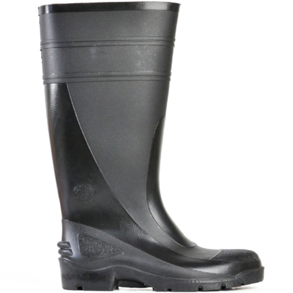 Bata Black/Black 400mm Utility Non-safety Gumboots Sizes 5 - 13