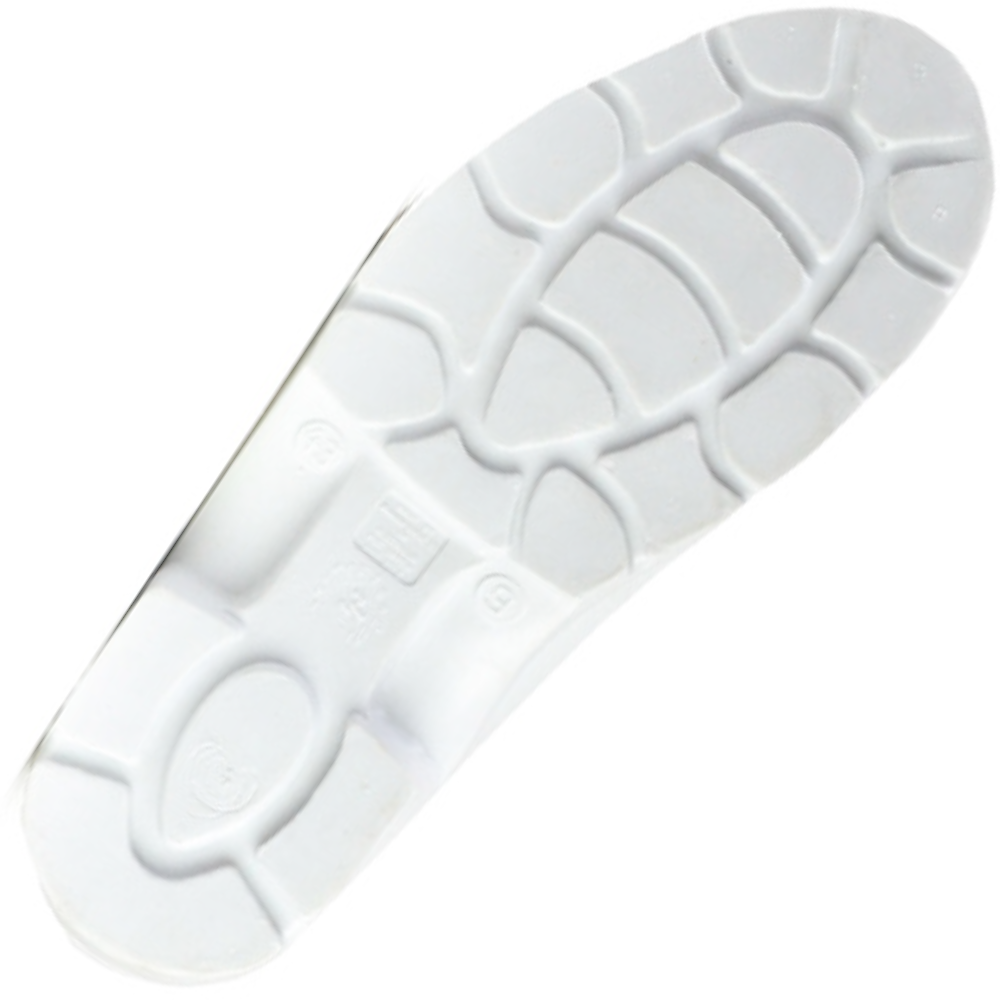 Bata White/White 400mm Utility Safety Gumboots Sizes 5 - 12