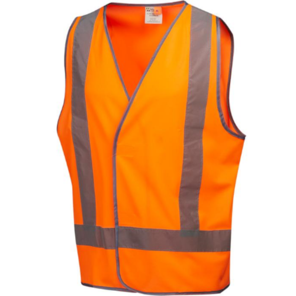Hi Vis Day/Night Use 'H' Pattern Vest Sizes SML - 6XL
