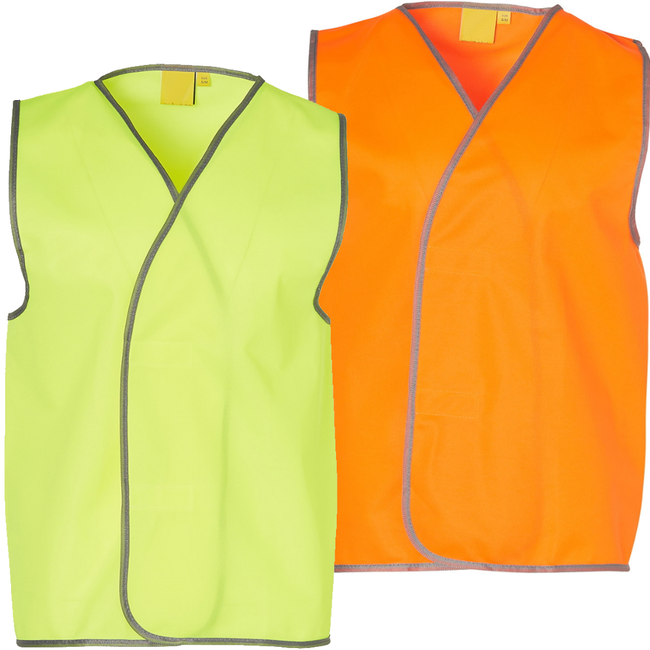 Hi Vis Day Use Vest Sizes SML - 5XL