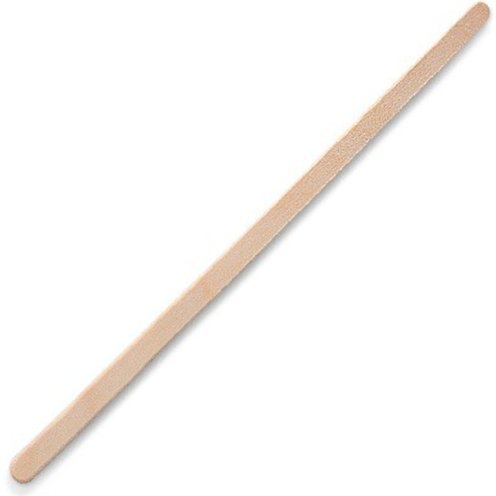 Wooden Drink Stirrers 190mm Long (Pack 1,000 Stirrers) (Carton 10 Packs)